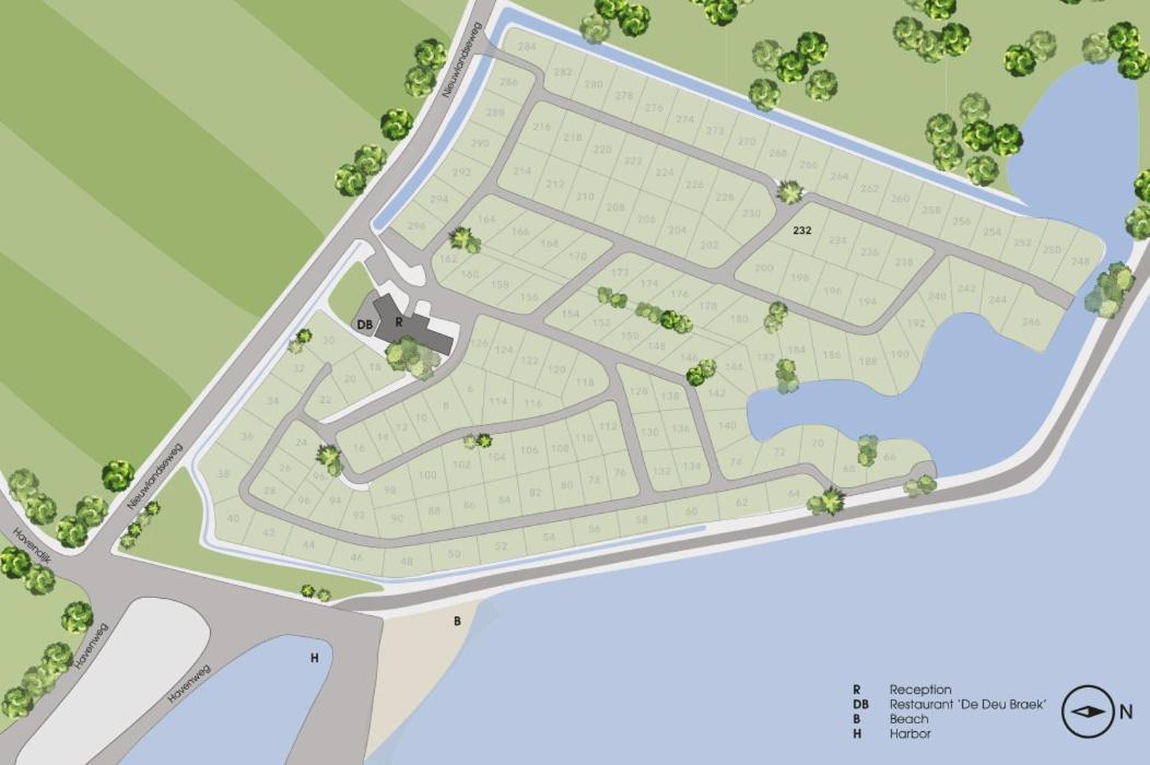 Chaletparc Krabbenkreek Zeeland - Chalet 232 신트 아날란트 외부 사진